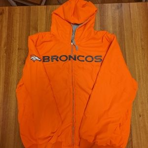 Denver Broncos reversible hoodie XL